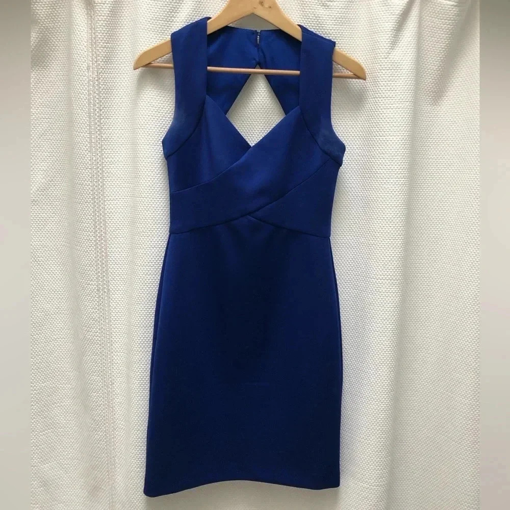 Eliza J Royal Blue Sleeveless Sheath Dress